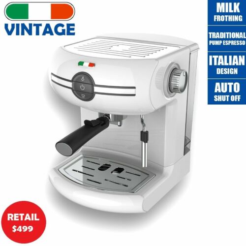Vintage Traditional Pump Espresso Coffee Machine Manual Cappuccino Not Delonghi 