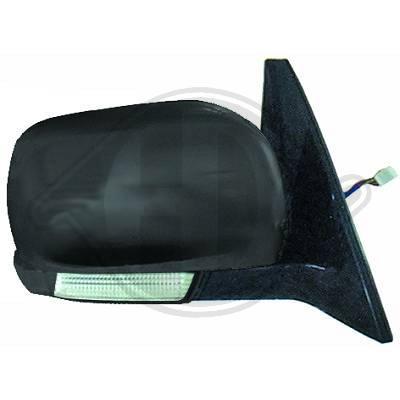 Specchio Specchietto retrovisore Sinistro MITSUBISHI PAJERO 07-/>13pin 5 cavi ner