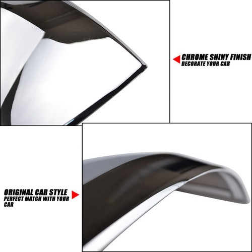 Door Side Rear View Mirror Chrome Trim Cover For Jeep Grand Cherokee 2011-2017