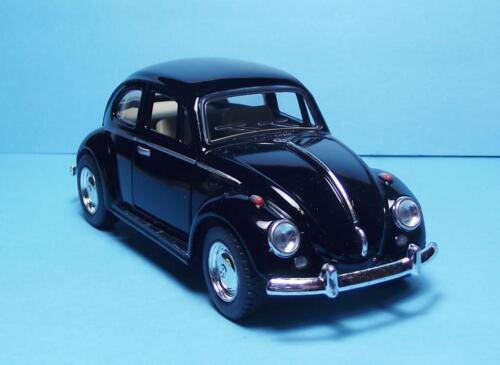 1967 Volkswagen Classic Beetle 5/" Die Cast w//Pull Bk Power /& Opening Drs Black 8
