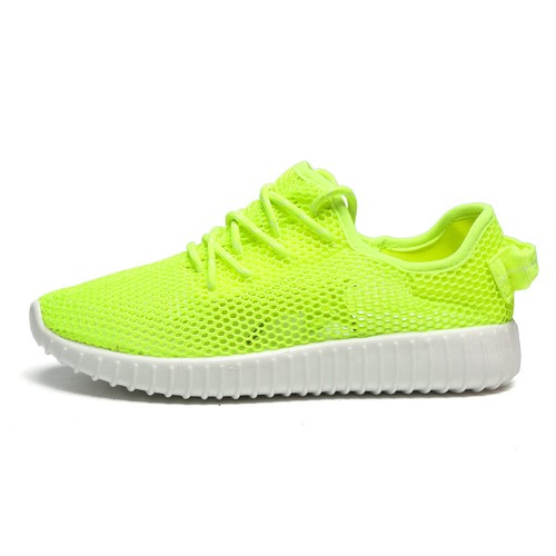 34-42 Damen Sneaker Jogging Neon Mesh Bunt Loafer Ultraleicht Schnürer Fashion B