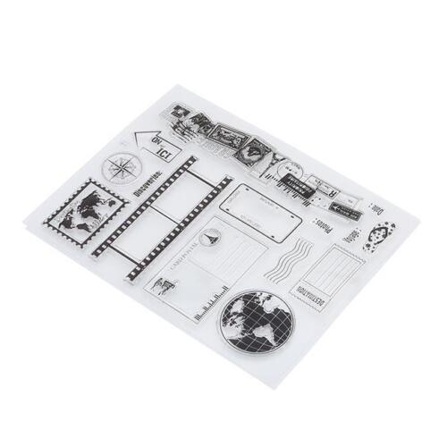 New TPR Clear Transparent Stamps Seal For DIY Scrapbooking Photo Album WA 