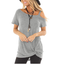 Womens Cold Off Shoulder Tops T Shirt Cut Out Short Sleeve Summer Top Tee Blouse