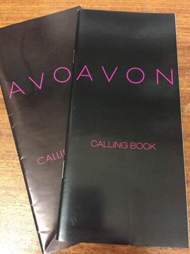 NEW 2 Avon Representative Avon Rep Calling Books customer info log Stationery 