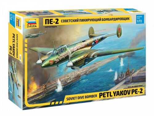 Neu Zvezda 7283-1//72 Soviet dive bomber Petlyakov PE-2