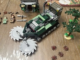 Indiana Jones Jungle Cutter set 7626 Retired - Nearly Complete