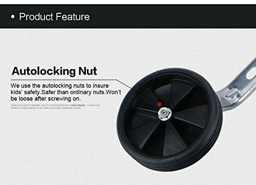 Universal Children Bike Side Wheels 12 to 20 Inch Training Wheels Stabiliser USA