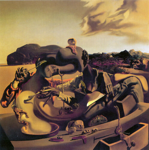 Autumn Cannibalism  by Dali   20/" Paper Print Repro