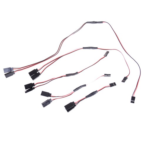 5x Servo Extension Cord Lead Y Wire Receiver Cable For RC Airplane Car.Connector