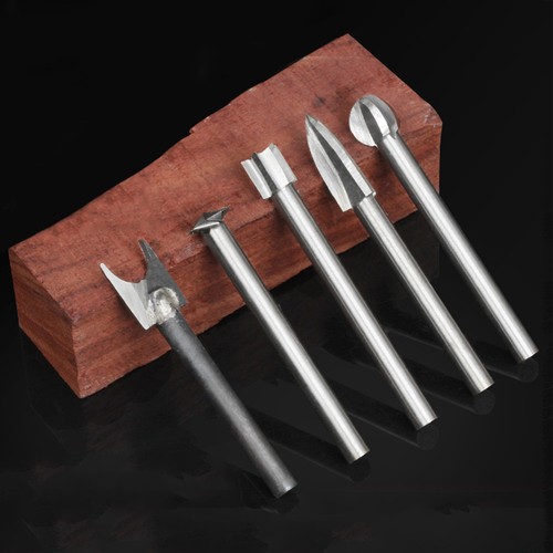 1Set HSS Electric Woodworking Chisel Graver Carving Polished Tool Hight Quality