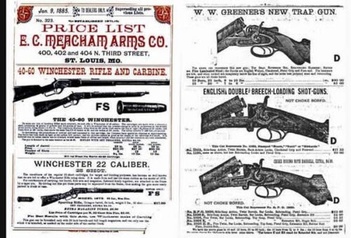EC Meacham Arms Co 1883 Gun Catalog 