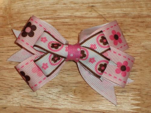 Details about   NEW FLOWERS Birds Handmade BOUTIQUE Girls or Toddlers HAIRBOWS Hair Bows OWLS 