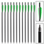20 inch Crossbow Carbon Field Tip Bolts Fletched 4/'/' Vane Bow Arrows for Hunting