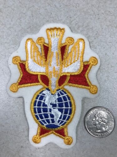 2 KNIGHTS OF COLUMBUS 4th Degree Patches  4/" H  K of C
