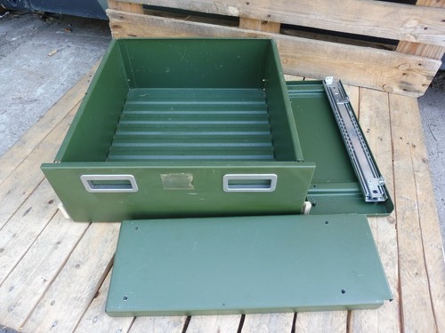 Schubladen 6-24cm Kabine Shelter Wonmobil Fahrzeugeinrichtung Bundeswehr