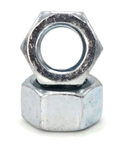 1/4" to 3" Zinc Plated Grade 2 Steel Hex Nuts Grade 2 Zinc Finished Nuts 
