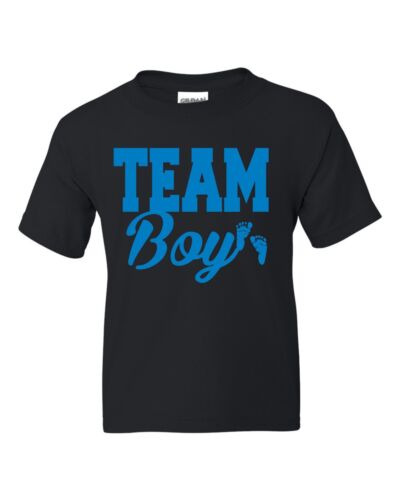 Team boy Gender Reveal Unisex Kids T-Shirt  Gender Reveal party