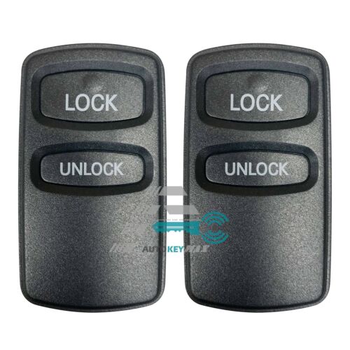 pair of 2 Button Remote Key Shell Case Fit for MITSUBISHI Lancer Endeavor Galant