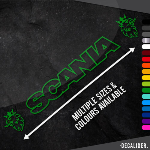 SCANIA Outline avec Griffin deux côtés Sticker//Autocollant-Plusieurs coloris et tailles
