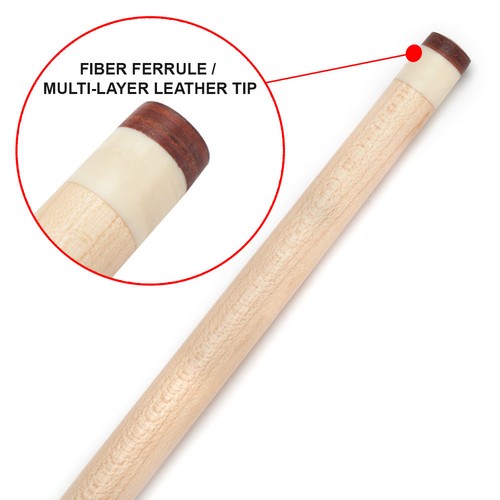 18-21 Oz Green 58/" 2-Piece Canadian Maple Hardwood Billiard Pool Cue Stick