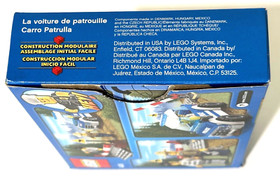 Retired ©2012 LEGO 4436 Town City Police Patrol Car 100% Complete + Extras + Box