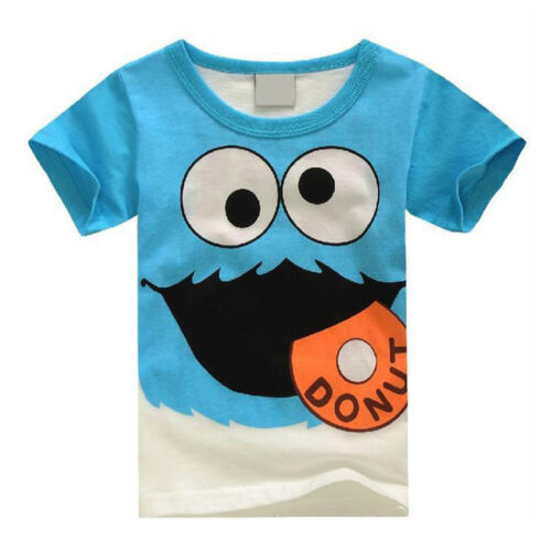 Kids Boys Casual Summer Short Sleeve T-shirt Super Hero Basic Tee Tops Clothing