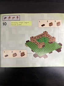 LEGO Minecraft: The Farm 21114 (94% Complete) - Missing 14 Pieces