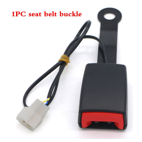 7/8&#034; Camlock Car Front Seat Belt Buckle Padding Socket Plug Connector With Cable