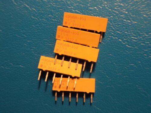 BOURNS RESISTOR NETWORK 100K 5 QTY = 5 6 PIN COMMON