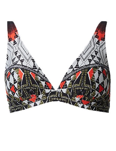 P121 EX Marks Stampa Floreale and Spencer /& Plain Top Bikini Taglia 12