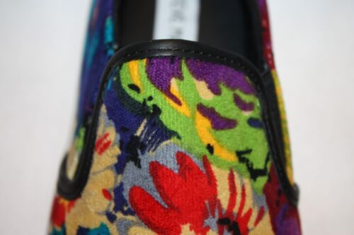 NEW NIB STEVE MADDEN Floral Multi ECENTRCV Elasticized Slip On Sneaker Loafer 