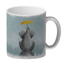 Danke, dass du immer für mich da bist Glitzer-Kaffeebecher mit schönem Motiv
