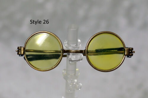 1/3 1/4 BJD SD 60cm 45 eye glasses eyeglasses Dollfie Yellow round lens style 26