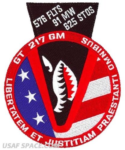 Minuteman III USAF 576th FLIGHT TEST SQ GLORY TRIP 217GM VAFB ORIGINAL PATCH