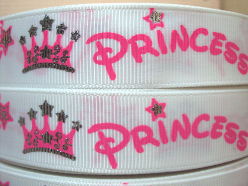 1 METRE WHITE PRINCESS RIBBON SIZE 7//8 HEADBANDS HAIR BOWS BIRTHDAY CAKE CRAFTS