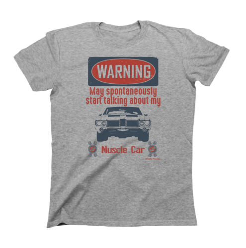 Voiture de mens T-Shirt avertissement peut parler spontanément des Muscle Cars Oldsmobile 442