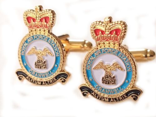 Tie Clip Lapel Badge RAF Cranwell Cufflinks Set or Individual Royal Air Force
