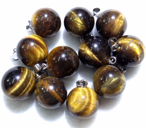 14*14MM Wholesale Mix agate Round pendants Charms fit Necklaces jewelry making
