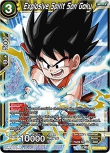 BT3-088 SR Near Mint 1 Explosive Spirit Son Goku