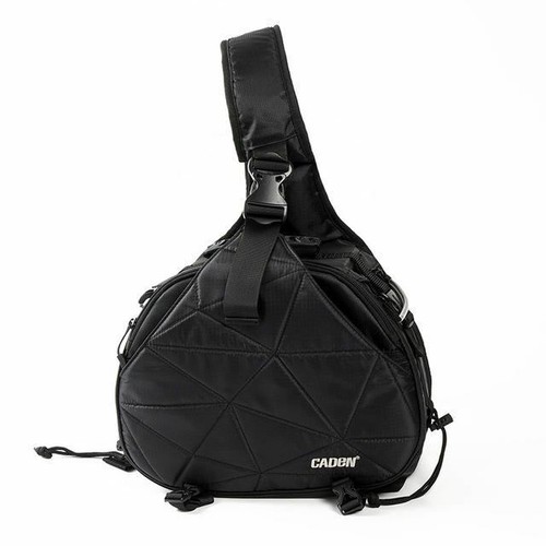 Caden Waterproof Travel Small DSLR Shoulder Camera Bag with Rain Cover Triangle