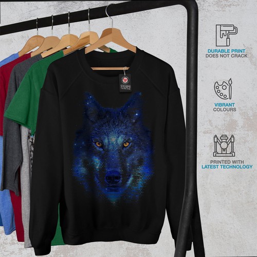Movie Casual Pullover Jumper Wellcoda Forest Wolf Pixel Life Womens Sweatshirt