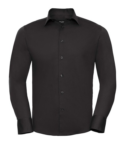 Russell Oomo Cotone Marrone Nero Vino Bianco Manica Lunga Easy Care