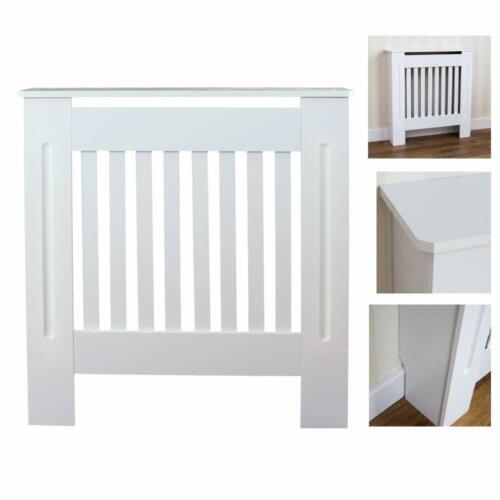 Chelsea Radiator Cover Modern White Cabinet Slats Wood Grill Large//Middle//Small