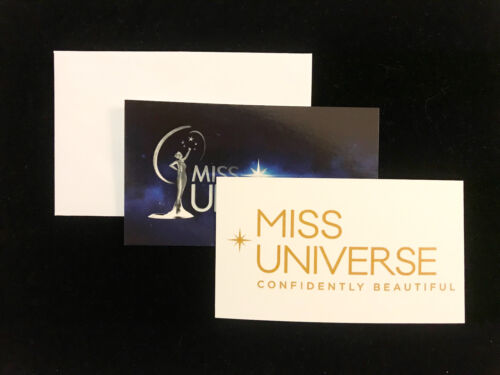 Miss Teen USA Classic Crown & Miss Universe Org Card 