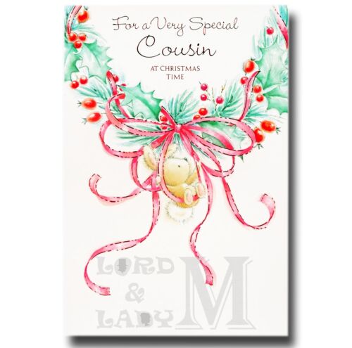 Various Designs Available Cousin Christmas Card