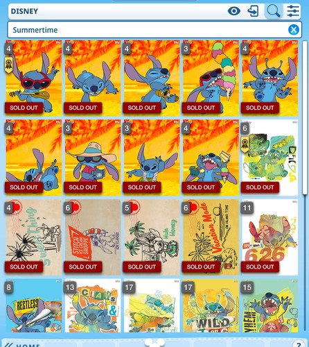 Topps Disney Collect Stitch Summertime Master Set DIGITAL Cards