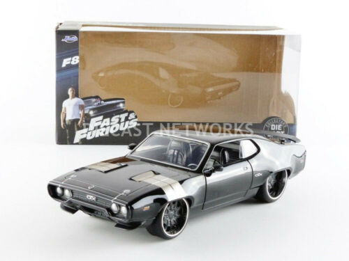 PLYMOUTH GTX FAST AND FURIOUS 8-98292BK JADA TOYS 1//24 DOM