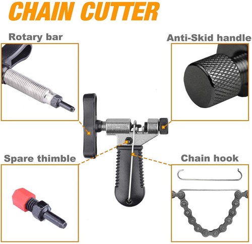 Neu MTB Fahrradkette Bike Kurbel Achse Extractor Entfernung Reparatur Toolkit DE