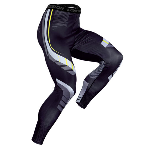 Men’s Compression Dry Cool Sports Pants Baselayer Running Leggings Yoga 