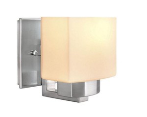 Vintage Elegant 1-Light Indoor Glass Nickel Sconce Bathroom Wall Lighting Lamp eBay